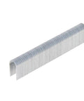 Hella Tough F25 Pneumatic Nailer Staples With 1000 Count U Shaped Brad Nails High Carbon Steel Construction for carpentry use.