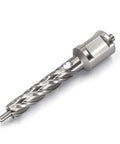 Badass Heavy Duty High Speed Steel Annular Cutter With Weldon Shank And 7/16 Inch Cut Diameter Plus 2 Inch Cutting Depth Built Tough For Magnetic Drills Mills And Large Drill Presses, detailed view of HSS cutter head.