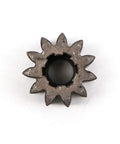 Steering Sector Pinion Gear For John Deere GX20053 Replacement Part shown front view with metal teeth detail.