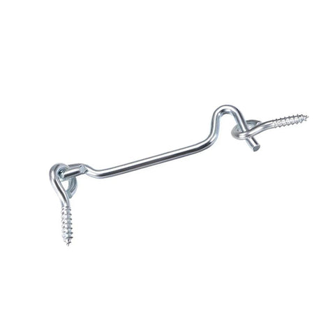 Heavy Duty 4 Pack 2 Inch Cabinet Latches Eye Hook Swivel Bolt Built Tough Carbon Steel Window Gate Door Catch Keeps Things Locked Tight Includes Easy Install Mounting Hardware, silver galvanized latch hook