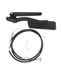 Mechanical Throttle Pedal Assembly With 36 Inch Accelerator Cable For LS Engine Swaps and Project Rig Builds featuring black steel pedal and cable.