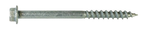No. 10 Strong Drive SD Connector Screws 2-1/2 Inch With Quarter Inch Hex Head Pro Grade Heavy Duty Galvanized Coating Includes Hex Bit Nail Replacement For Construction And Home Improvement Box Of Five Hundred