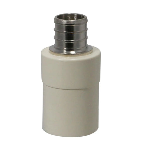 Three Quarter Inch Pex To CPVC Barb Crimp Transition Couplings Pack Of Ten For Seamless Plumbing Transitions Between Pex And CPVC
