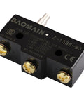 General Purpose Micro Switch With Slim Spring Plunger And Screw Terminals, Momentary SPDT 1NO 1NC, 15A Rating