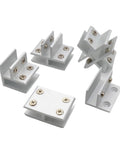 Beefy Zinc Alloy Cabinet Shelf Clips Twelve Pack Thickened Glass Clamp Holders For 6 To 12mm Display Racks Secure Fixed Shelves And Durable Support In Furniture Hardware