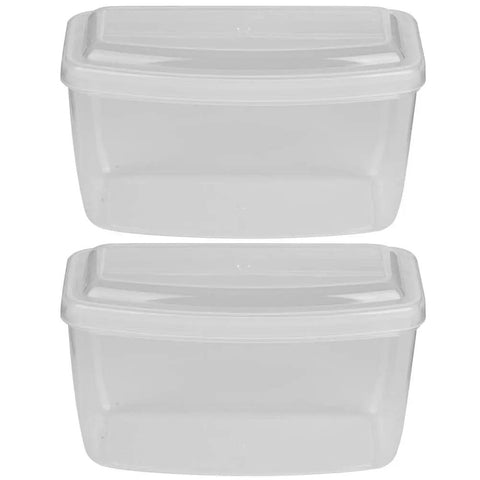 Clear Dive Mask Case And Snorkel Gear Storage Box Durable PP Plastic Dustproof Protective Container, two-box set shown stacked