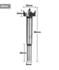 Heavy Duty 20Mm Self Centering Hole Saw Drill Bit, 20mm size, steel material, designed for precise wood and plywood cutting.