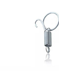 Heavy Duty Stainless Steel Sliding Bolt Latch For Rabbit Hutch Doors spring and hook mechanism for secure pet and coop use