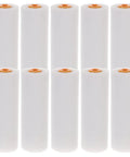 10 Pack Heavy Duty Sponge Paint Roller Covers Offers Smooth Finish As Replacement Sleeves in white foam, ideal for daily painting.