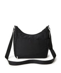 Black Everywhere Bagg Hobo Crossbody Bag With RFID Wristlet For Women, spacious and water-resistant travel bag, front view