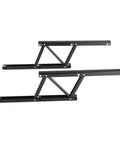 Steel construction of Lift Up Coffee Table Mechanism 38x16.5cm with Spring Assisted Lift, Smooth One Hand Operation, Hidden Storage Access