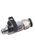 Air Compressor Valve Switch And Release Valve Kit With Copper Ball Valve Manual Pneumatic Quick Connector 10 By 8