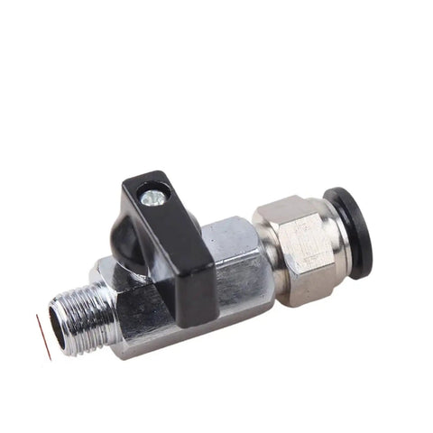 Air Compressor Valve Switch And Release Valve Kit With Copper Ball Valve Manual Pneumatic Quick Connector 10 By 8