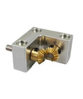 90 Degree Right Angle Bevel Gearbox With 1 To 1 Spiral Bevel Reducer Mini Compact Power Steering Gearbox 4mm Output Shaft Diameter Low Backlash