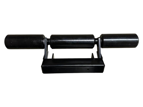 Titan Lawn Stripe Kit With Heavy Duty Roller For 52, 54, 60 Inch Decks On Titan HD And Titan MAX Zero Turn Mowers, side view black roller