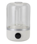 Portable Mini Washing Machine With Rechargeable Power Pocket Sized Laundromat Lightweight Compact Washer, clear plastic design.