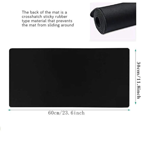 Ultra Large Gaming Mouse Pad XXL 23.6 By 11.8 Inches with Non Slip Rubber Base and smooth surface for gamers.