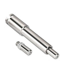 Metal Espresso Nozzle Upgrade For Home Baristas And Coffee Lovers, Durable Machined Component With Precision Drilled Apertures For Ultra Consistent Flow, Easy Installation, Pro Style Output And Long Lasting Reliability. Stainless steel espresso nozzle set, threaded end shown