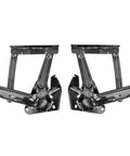 2 Piece Hood Hinges Set Left And Right Black For Chevy Pickup 1967 1968 1969 1970 1971 1972 C10 C20 K10 K20 Drop In Replacement Heavy Duty