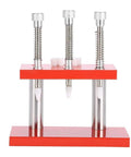 Pro Grade Watch Hand Setting Tool Kit With 3 Stainless Steel Pressing Heads for Horology Repair and Clockmaker Desktop Instrument