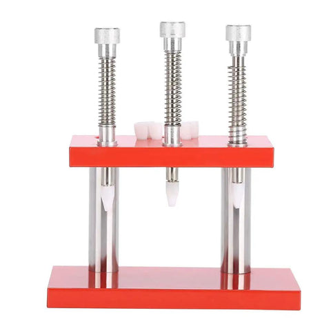 Pro Grade Watch Hand Setting Tool Kit With 3 Stainless Steel Pressing Heads for Horology Repair and Clockmaker Desktop Instrument