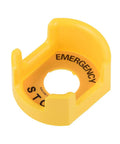 Yellow 30mm Emergency Stop Push Button Protective Cover Guard To Prevent Misoperation Durable Shield Fits 30mm Switches