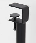 Badass Adjustable Telescopic Table Legs With F Shape Clamp Mount Black Steel Support Hardware showing clamp detail for installation.