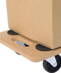 Beefy Wheels Heavy Duty Furniture Dolly With 500 Lb Capacity, Rolling Mover Cart, Non Slip Pads, Portable Platform For Couch, Piano, Appliances And Other Big Items, wood platform with box