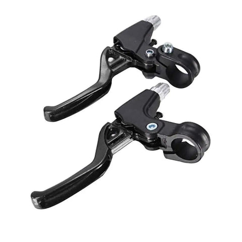 Dual Pack 4-Finger Anti-Skid Bicycle Brake Levers For 22mm Handlebars Aluminum Alloy Non Slip Levers Built To Last