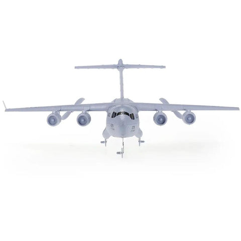 Front view of C-17 RC Airplane with 2.4GHz 2CH remote military transport aircraft 373mm wingspan EPP foam fixed wing plane