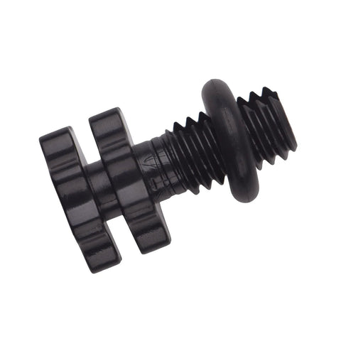 ECX1322A directional vent valve, black plastic with threaded end and O-ring, side view