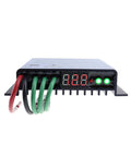Front view of MPPT Wind Turbine Charger Controller 12V 24V 500W Auto Match IP67 Waterproof Wind Generator Controller with display.