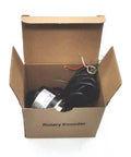 Smooth 1000PPR Incremental Encoder With A And B Quadrature Signals 90 Degree Phase For Microcontrollers 5V Output 6mm Solid Shaft Includes 2m Cable Totally Awesome For Arduino Projects in box