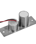 Dead Nuts Secure Electric Door Lock Featuring Quick Deploy Drop Bolt And Magnetic Induction Dc12V Automatic Electronic Cylinder close-up of metal components with wiring.