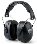 Noise Cancelling Ear Muffs With 28dB NRR For Shooting Range And Worksite Safety, black over-the-head headphones