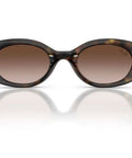 Pulse Oval Kids Sunglasses In Havana Gradient Brown With 45Mm Lenses, XX Small Fit For Narrow Faces, sunglasses front view