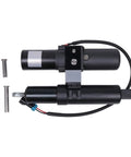 Hella Tough Heavy Duty Hydraulic Front Snow Plow Kit With Smooth Angle Adjustment For Polaris Ranger Crew Xp 1000 hydraulic actuator and components.