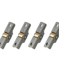 Premium Stainless Steel Sash Pulley And Flat Runner Wheel System Rustproof Sliding Door Hardware For Bathroom Tracks Drawer Systems Four Pack of rollers.