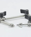 Pro Grade Stop Motion Rig With 500g Payload, Heavy Duty Stainless Steel Helping Hand, Soldering Station Stand, Flexible Foldable Joints With CNC Machined Balls For Smooth Puppet Rigging In Stop Motion Animation, stainless frame with clamps