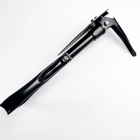 Tri Fold Survival Shovel With Pick Carbon Steel Tactical Entrenching Tool folded view