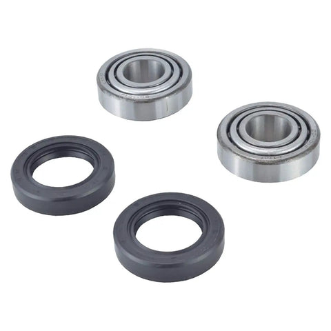 Wheel Bearing Seal Kit 25-1002 For Harley Replacement Dual Lip Seals With Stainless Garter Springs ABEC 3 High Speed Bearings