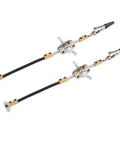 Super Handy Helping Hands Clamp Kit With Flexible Alloy Steel Arms And Rock Strong Magnetic Base For Precise Electronics Soldering, Jewelry Fixing And DIY Repair Projects Anywhere On Your Shop Bench, showing clamp arms with clips.