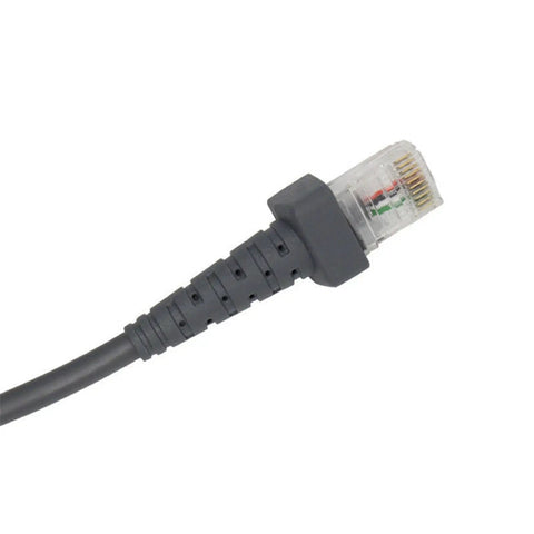 Flat USB Barcode Scanner Cable 2M For MS5145 MS9540 MS7120 MS9590 MS1690 with gray connector and gold plated pins