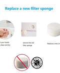 Steps to replace a filter sponge using 15 Pack Replacement Air Filter Sponges For Compressors Universal Fit Soft Durable Sponges For Easy Swap