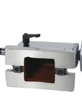 Badass Four Axis Lathe Tailstock With Manual Telescopic Design And Adjustable Indexing Head For CNC Machining Center, side view of cast iron body.