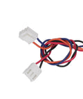 Wiring harness with two white connectors and colored wires for Hardcore Relay Replacement For Juicebox Pro 40 And 32 Evse Electric Vehicle Charger.