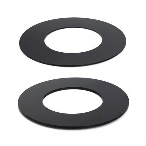 10X Bucket Pin Shims Kit For Excavator 40mm Washers Fits KX101 SK35 C35 Tighten Loose Joints And Restore Stability For Smooth Efficient Operation Of Heavy Construction Equipment On Job Sites, black polymer shims