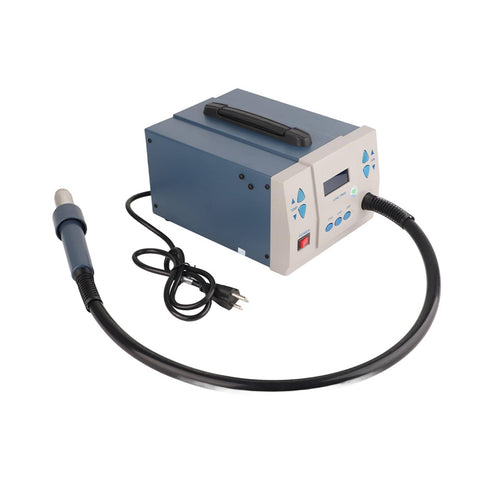 1200W Hot Air Rework Station With 3 Memory Channels For PCB Soldering, Adjustable Air Volume, Brushless Fan, control panel view