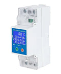 Heavy Duty 80 Amp Smart Circuit Breaker With RS485 Wifi Remote Switch and Built Tough Leakage Protection For No Sweat Energy Tracking On Home Solar Arrays, display with digital screen.
