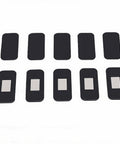 10-piece view of 20 Pack Magnetic Cabinet Door Catches Peel And Stick Adhesive Mount Stainless Steel Magnetic Latch